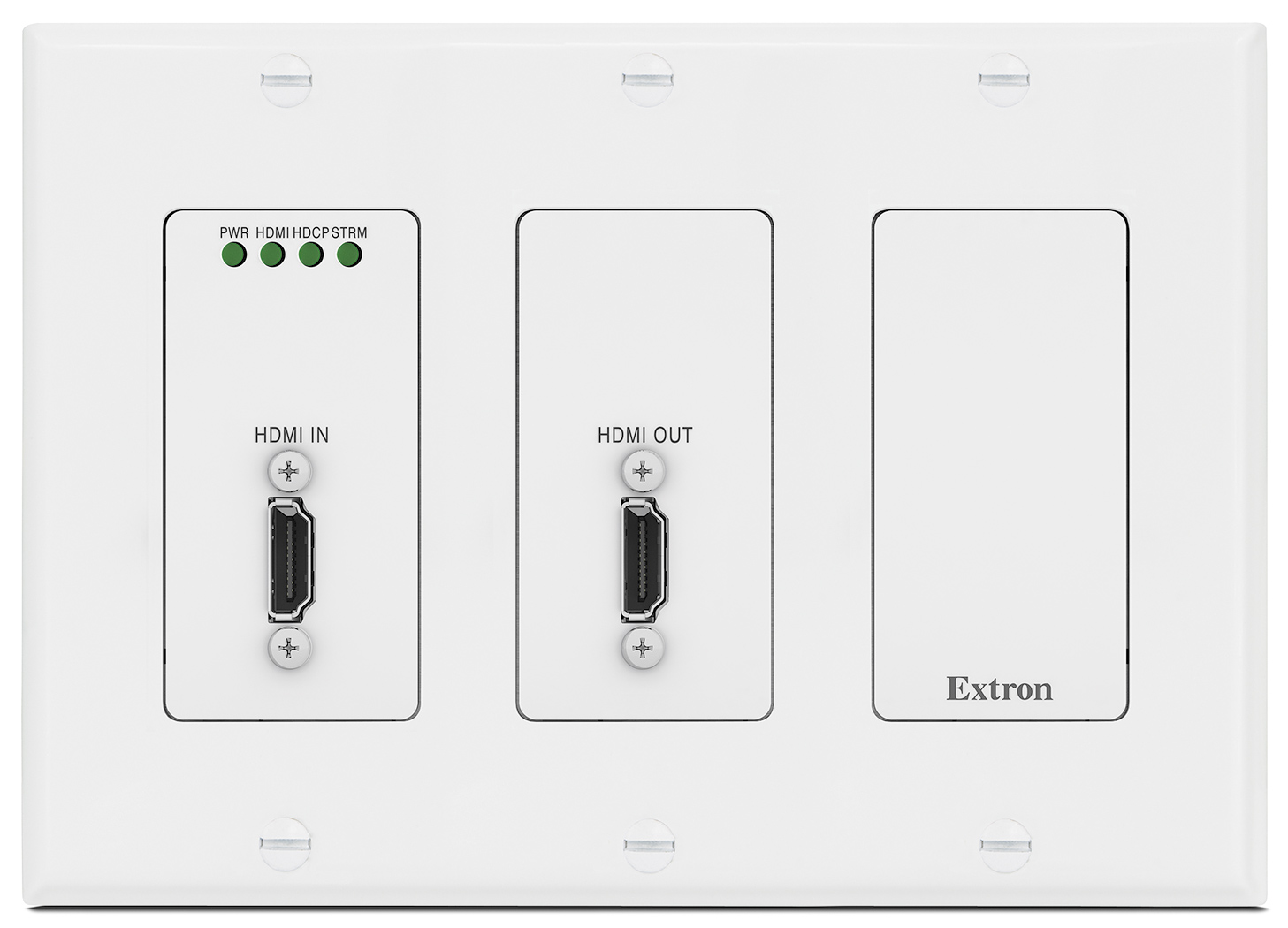 Extron1G pro AV over IP 编码器 - HDMI – Decorator 型墙面板NAV E 201 D