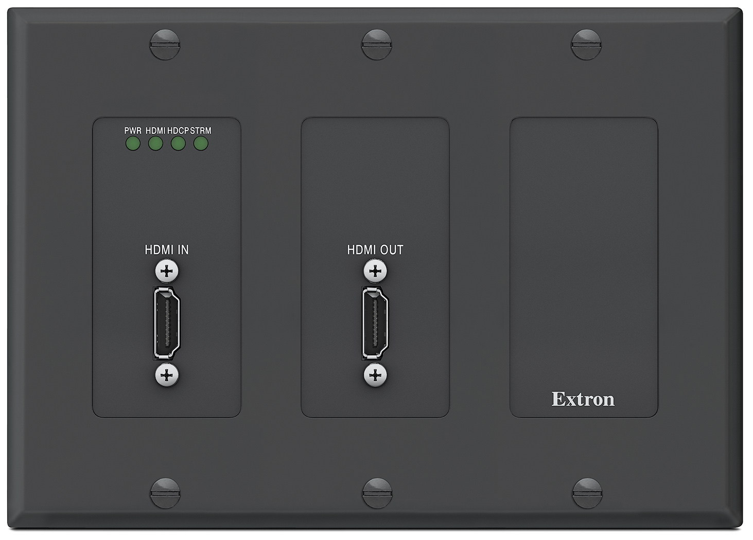 Extron1G pro AV over IP 编码器 - HDMI – Decorator 型墙面板NAV E 201 D