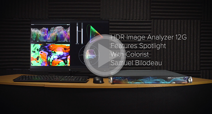 AJA 4K HDR 编解码器 HDR Image Analyzer 12G